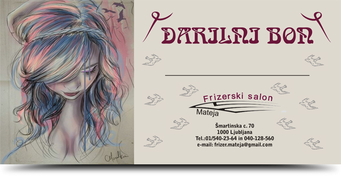Darilni bon Frizer Mateja
